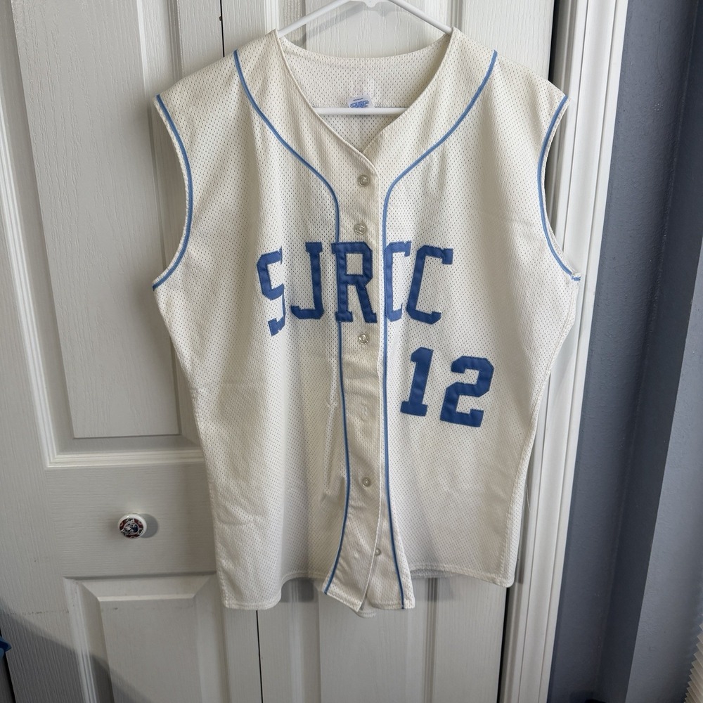 Russell Athletic 80s 90s SJRCC St John's River Community College #12 Jersey Sz L